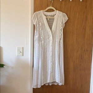 Anthropologie button up dress